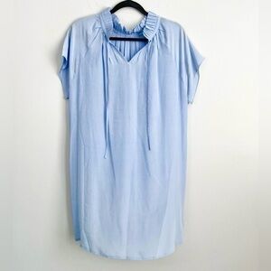 Rungolee Size S • Blue Silk Sleeveless Dress.